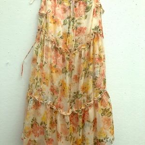 Extremely feminine 3 tiered ruffle skirt